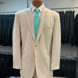 Retro After Six Tan Suit Jacket